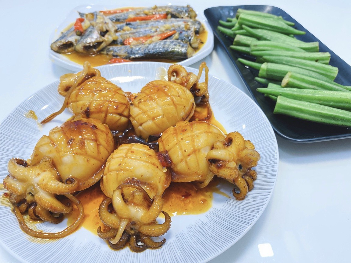 Mực nang nhỏ nướng muối ớt 24h Seamart
