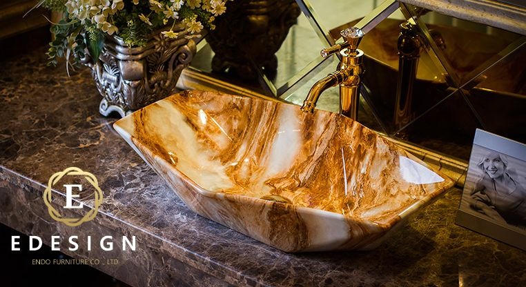chậu-rửa-vân-đá-Lavabo-đặt-trên-quầy