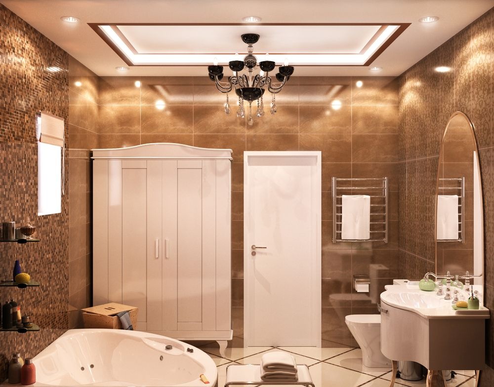 Phong cách cổ điển thích hợp cho mọi không gian phòng tắm