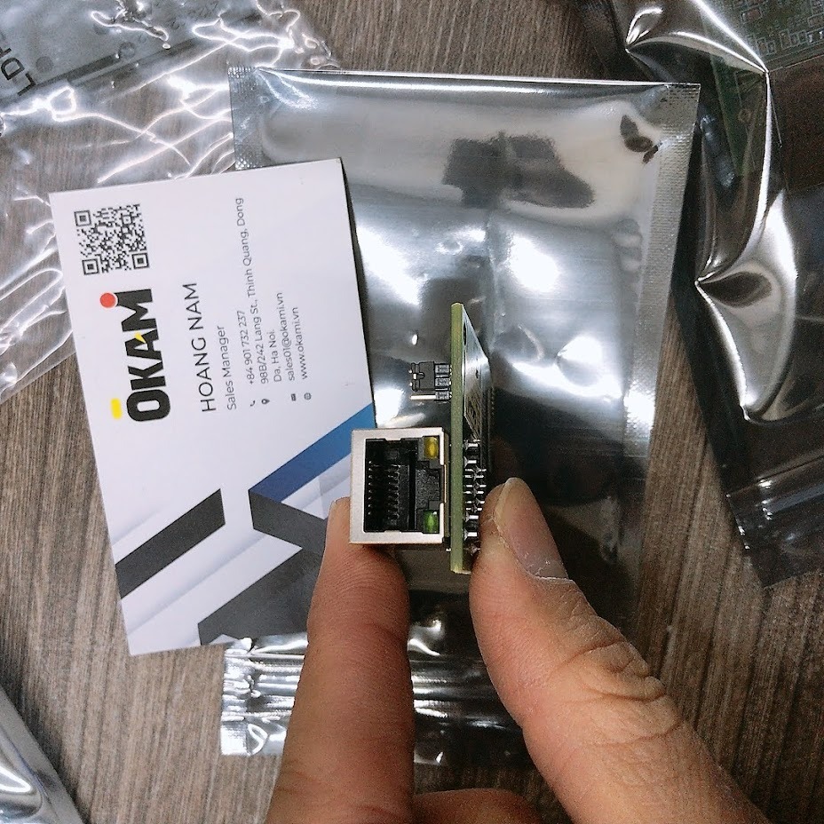 Card Mạng Zebra P1112640-015 ZD421 Ethernet Upgrade Module