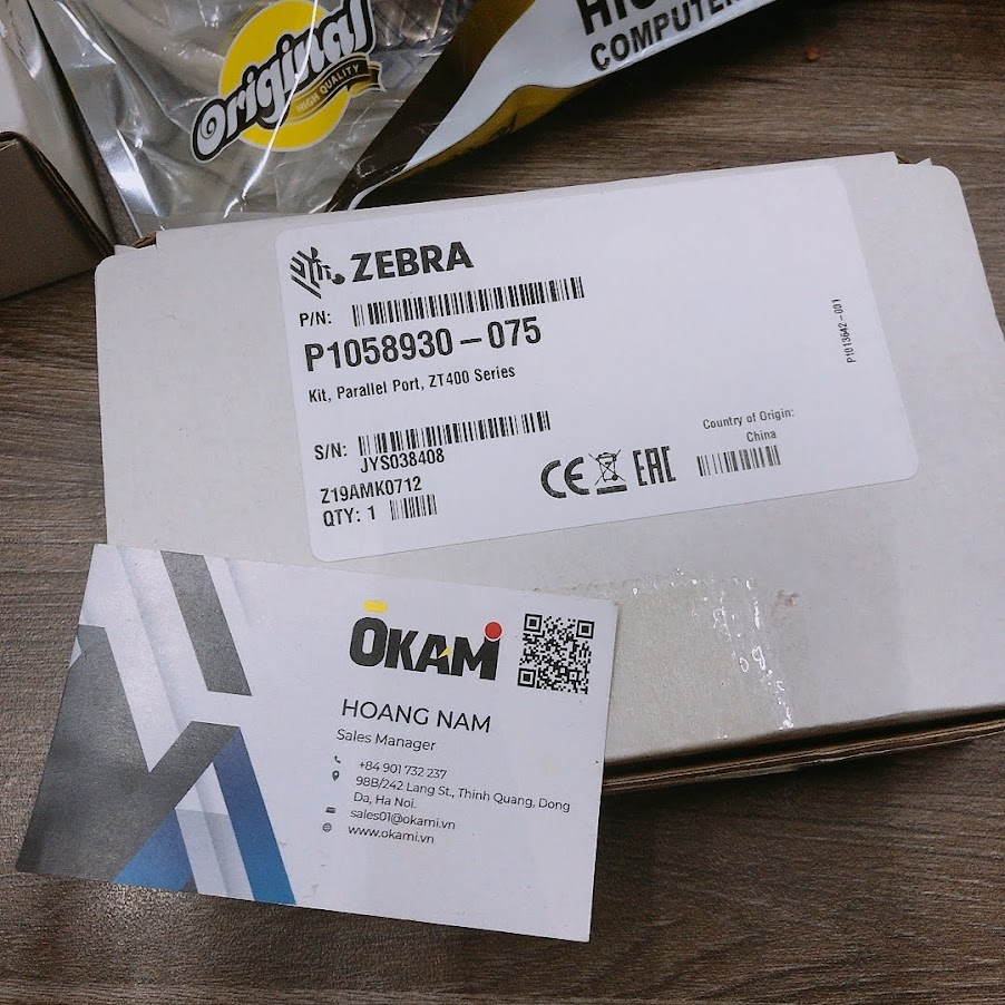 Card LPT ZT410 máy in mã vạch Zebra