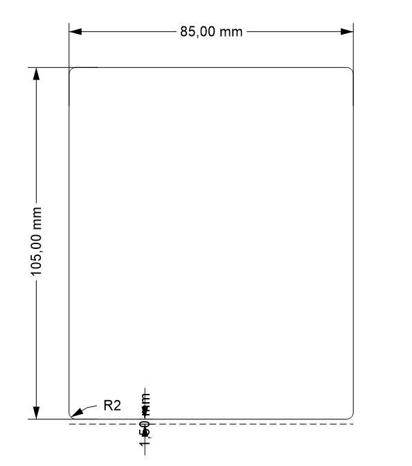 Decal in mã vạch 85x105mm x50m