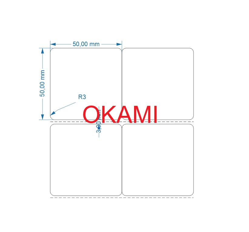 Decal PVC 50x50 50m