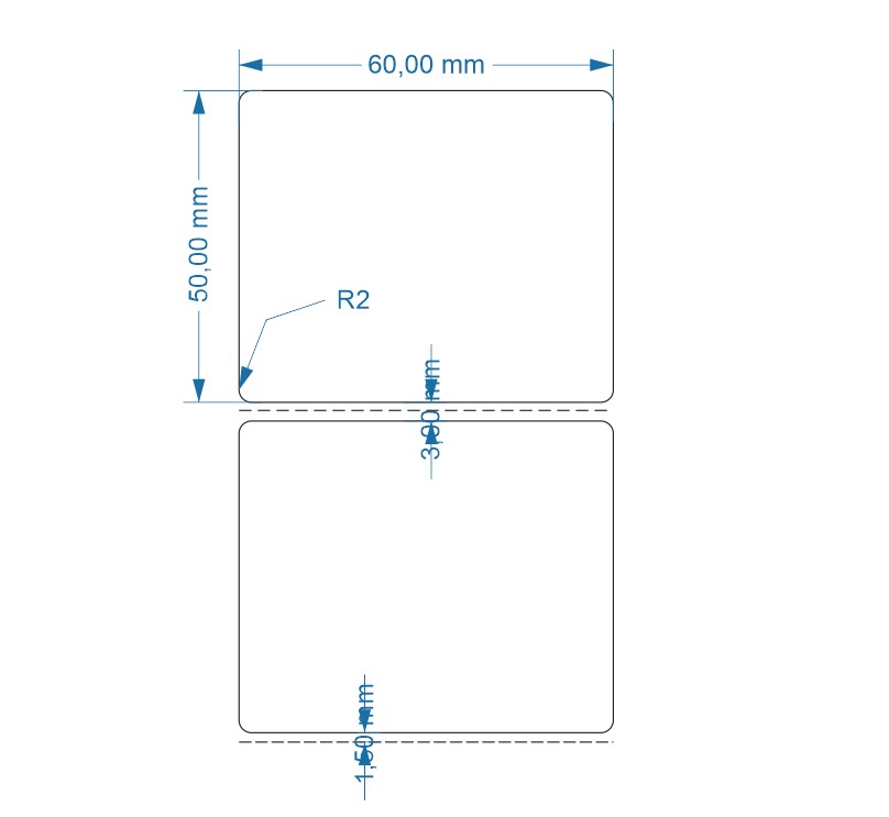 Decal xi bạc 60x50 50m