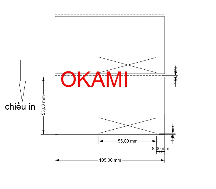 Decal giấy 105x55 x3500 tem