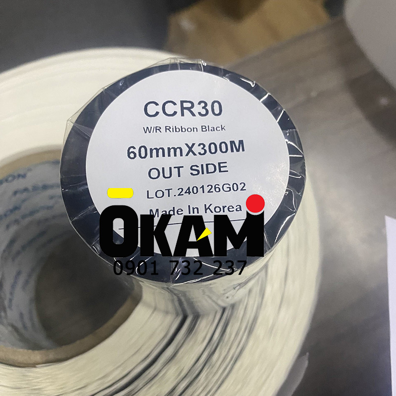 Mực in mã vạch CCR30 60x300