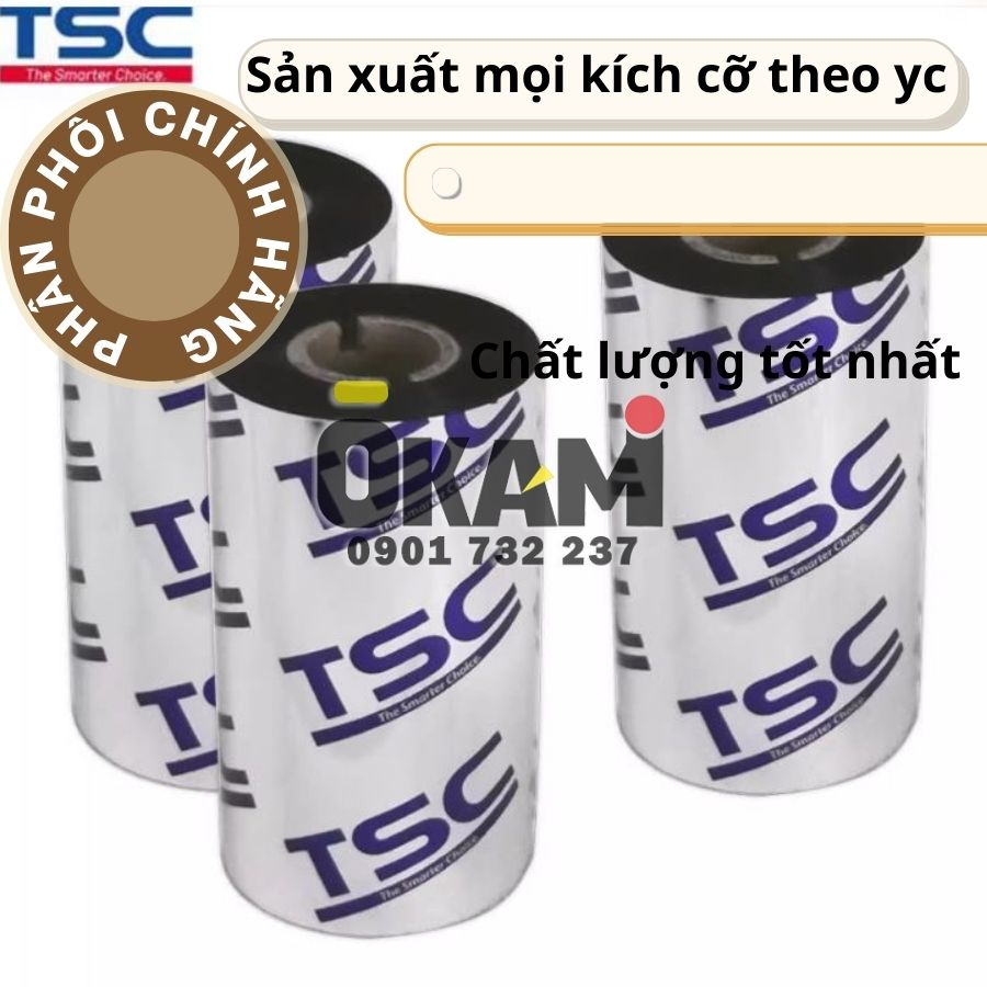 Mực in tem mã vạch TSC Resin 110x300