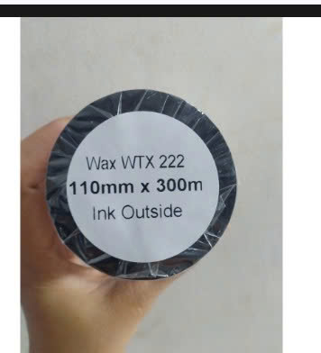 Mực in mã vạch Wax WTX 222 110x300