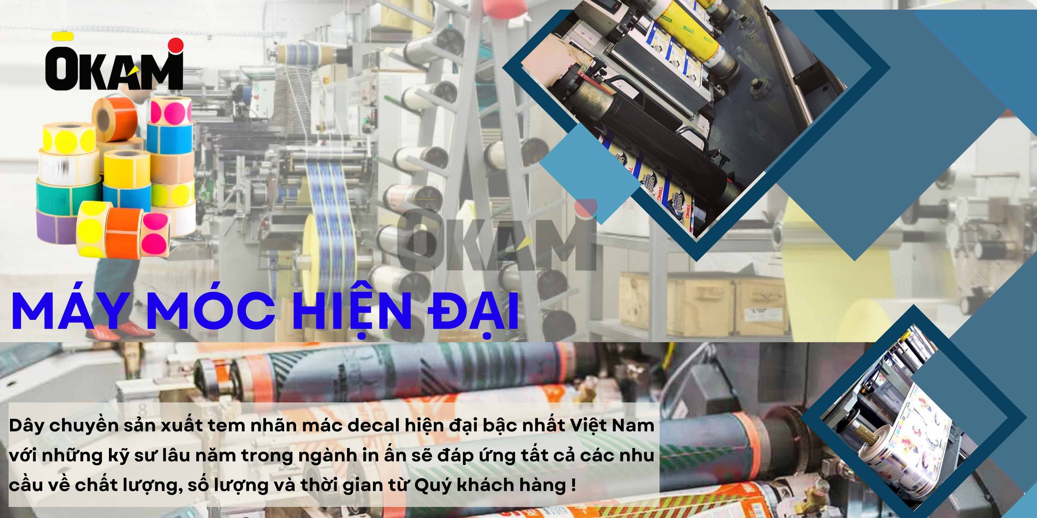 Nhà máy sản xuất tem nhãn mác decal mã vạch