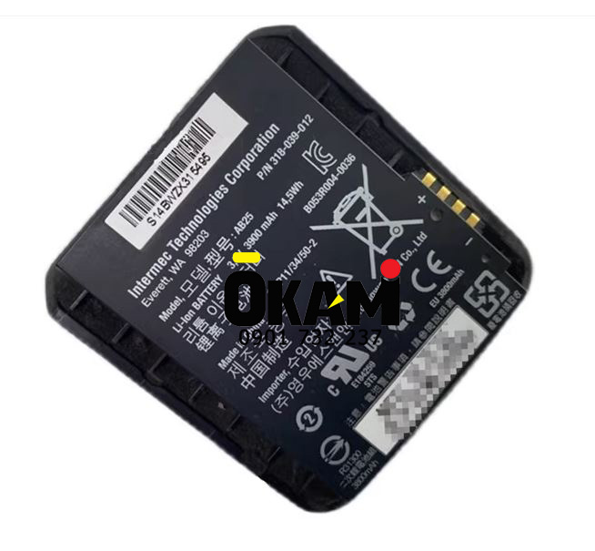 Pin máy quét mã vạch Intermec CN51 3900mAh