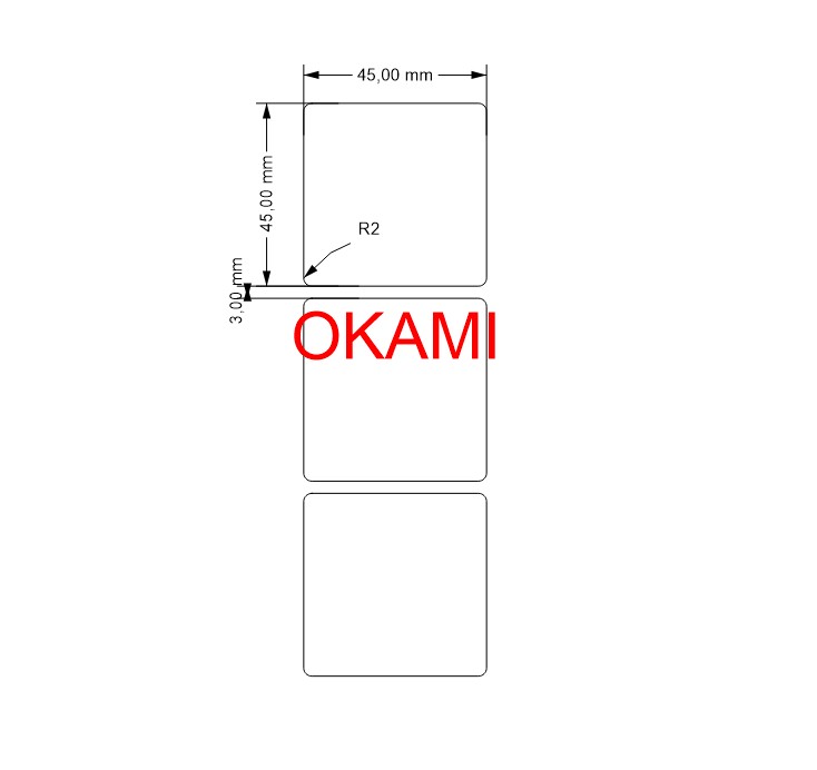 Tem decal 45x45x5000 tem