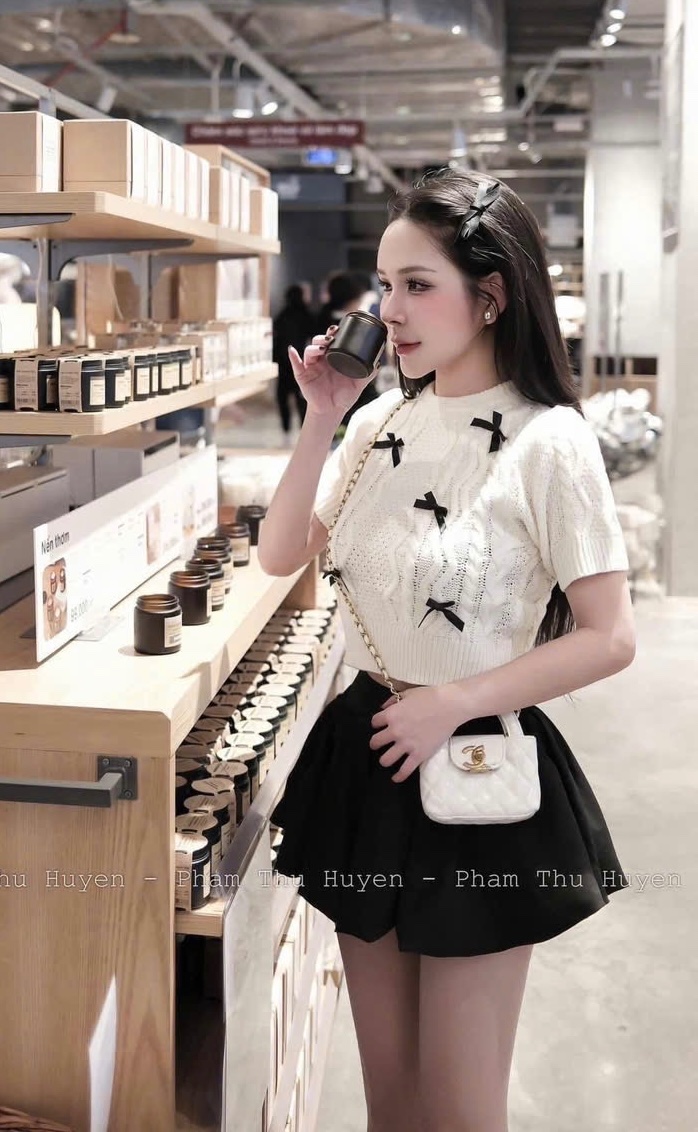 ÁO LEN CỘC THỪNG ĐÍNH NƠ QC
