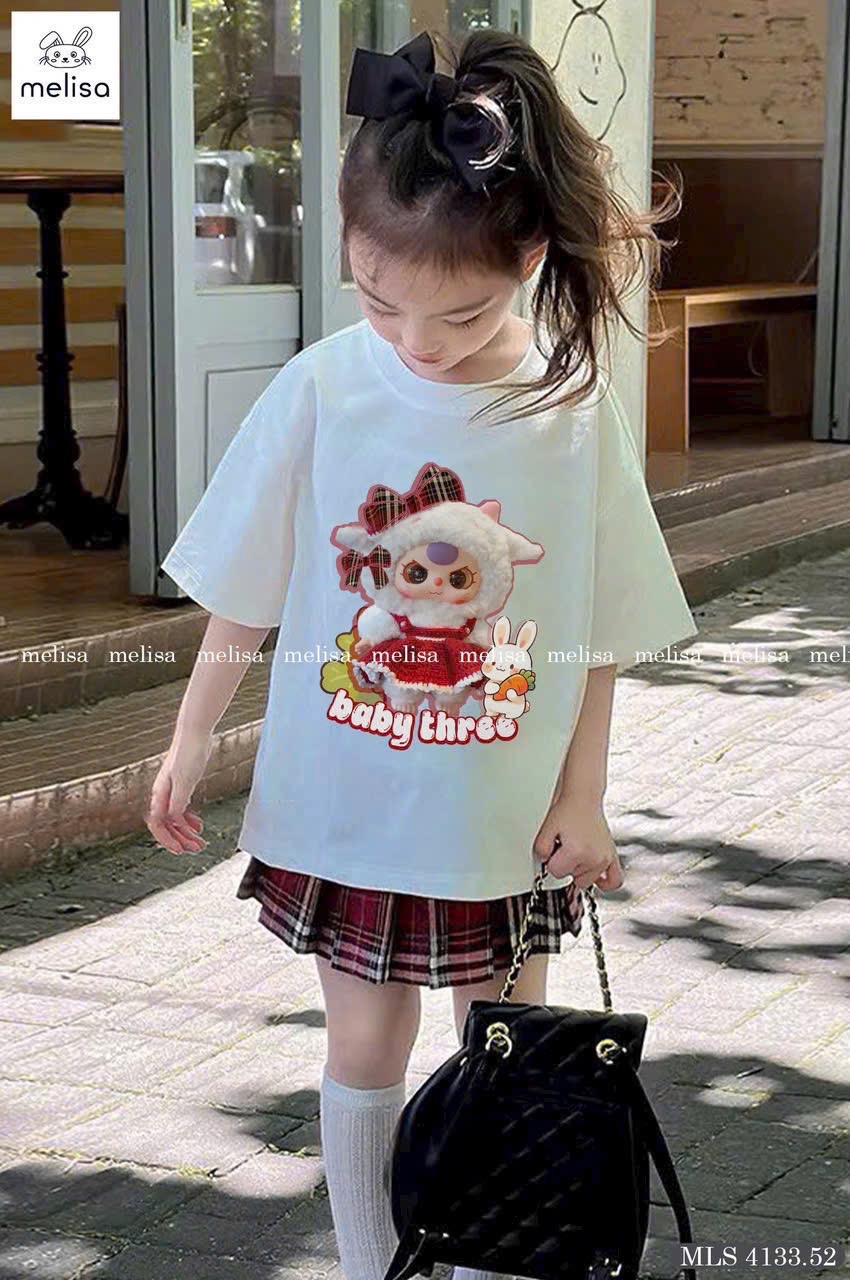 SÉT BB3 THỎ MIX CV KẺ ĐỎ BG