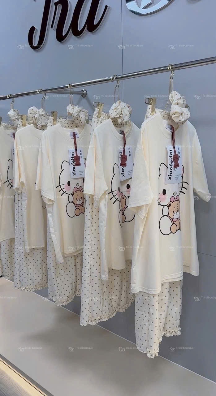 BỘ CỘC MÈO KITTY QUẦN BI