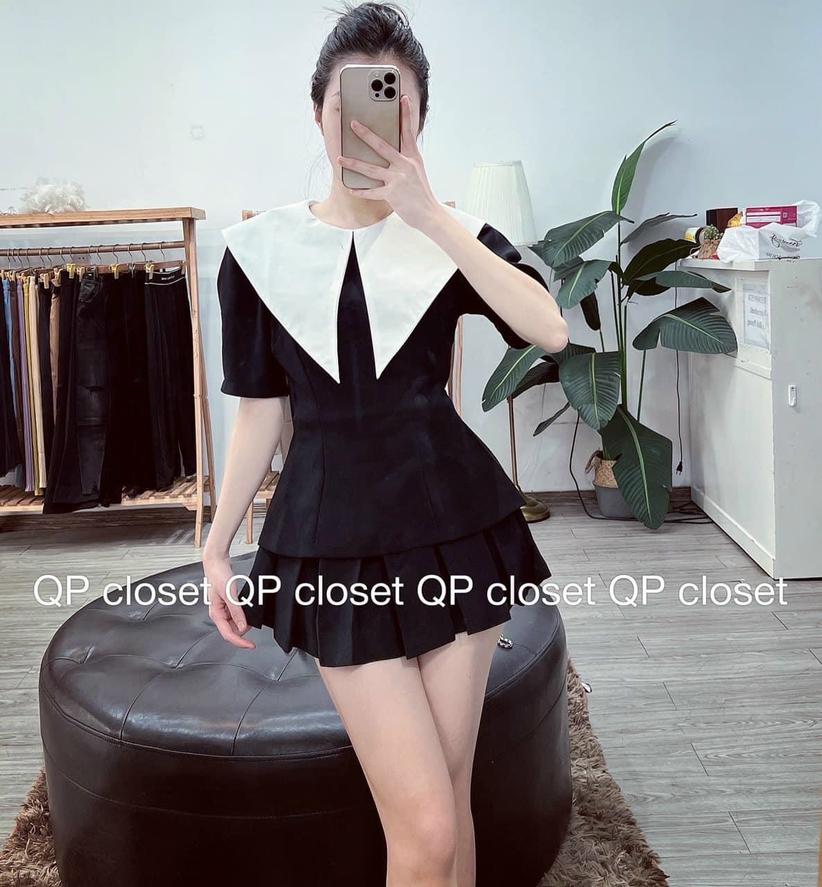 BÁN SỈ SET BỘ SƠ MI CỔ TRẮNG MIX CV LY CHO NỮ