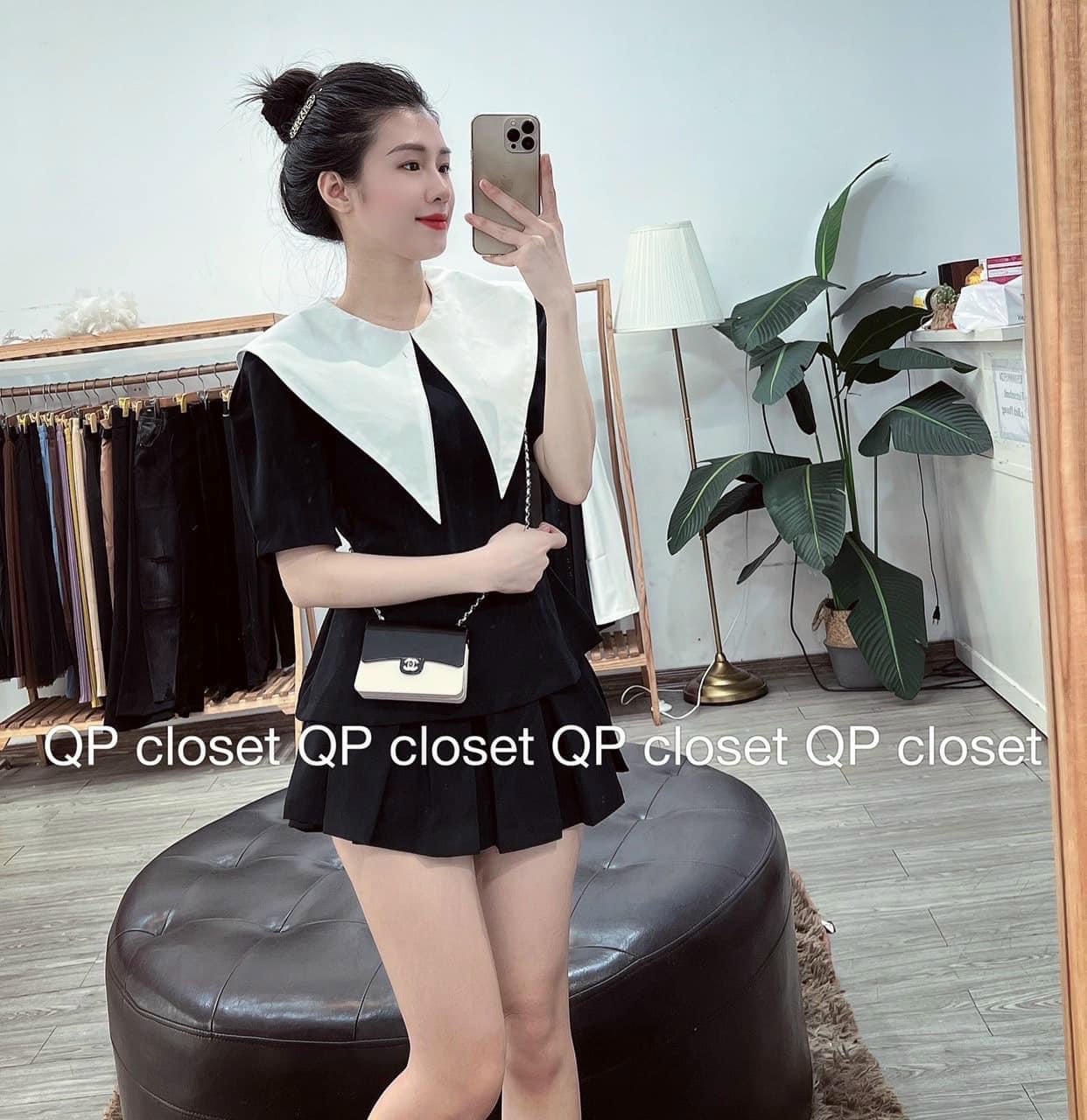 BÁN SỈ SET BỘ SƠ MI CỔ TRẮNG MIX CV LY CHO NỮ
