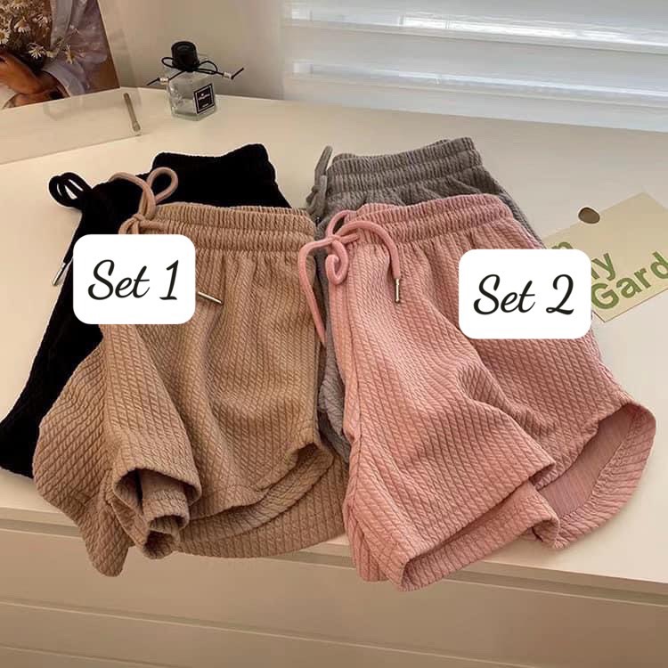 SET 2 QUẦN ĐÙI TĂM NỮ DÂY RÚT