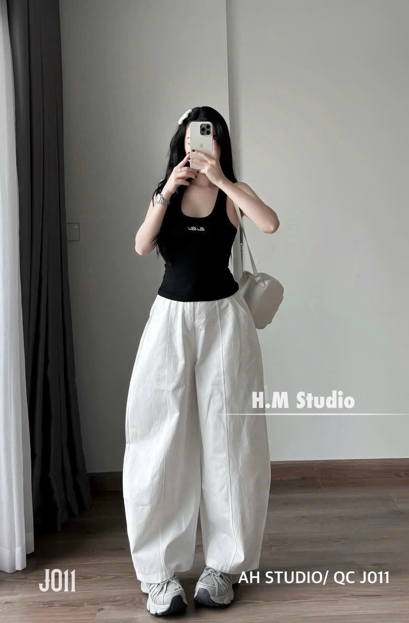 QUẦN BAGGY KAKI DÁNG BOM 2 MÀU