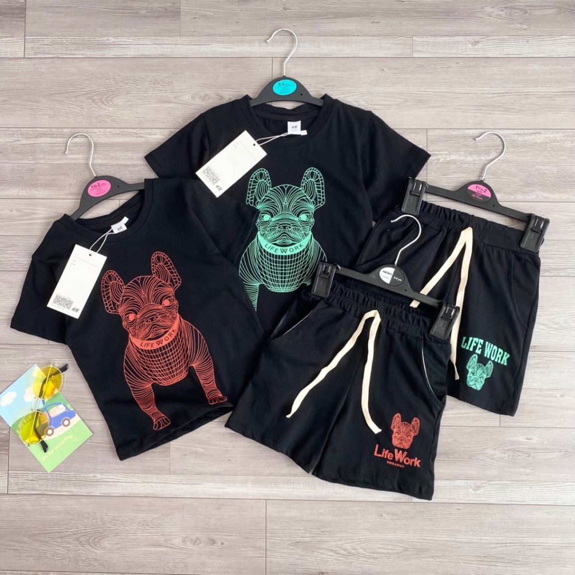 B - BỘ BÉ TRAI ĐEN CHÓ LIFEWORK