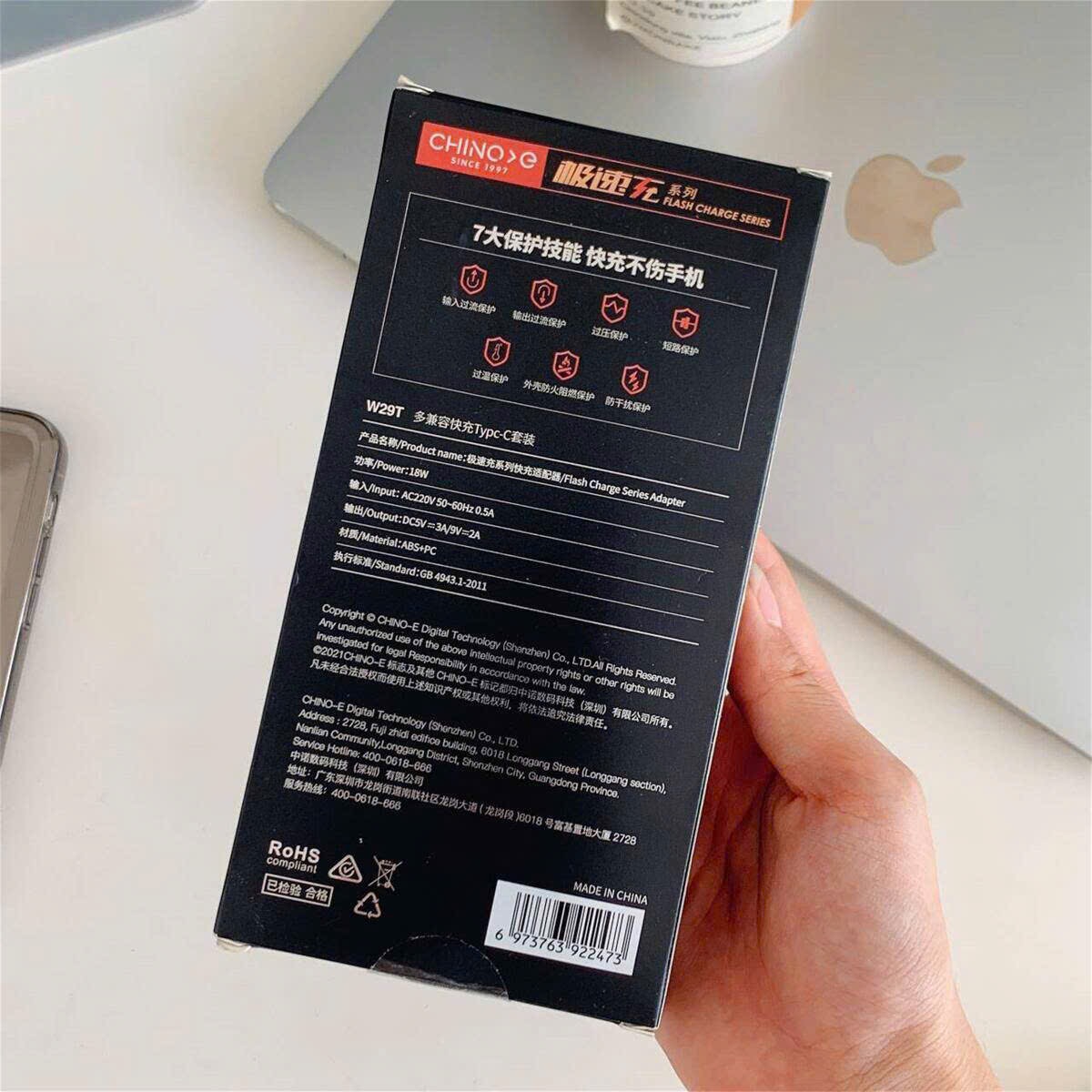 SẠC SIÊU NHANH TYPE C CHINO 100W CHÍNH HÃNG