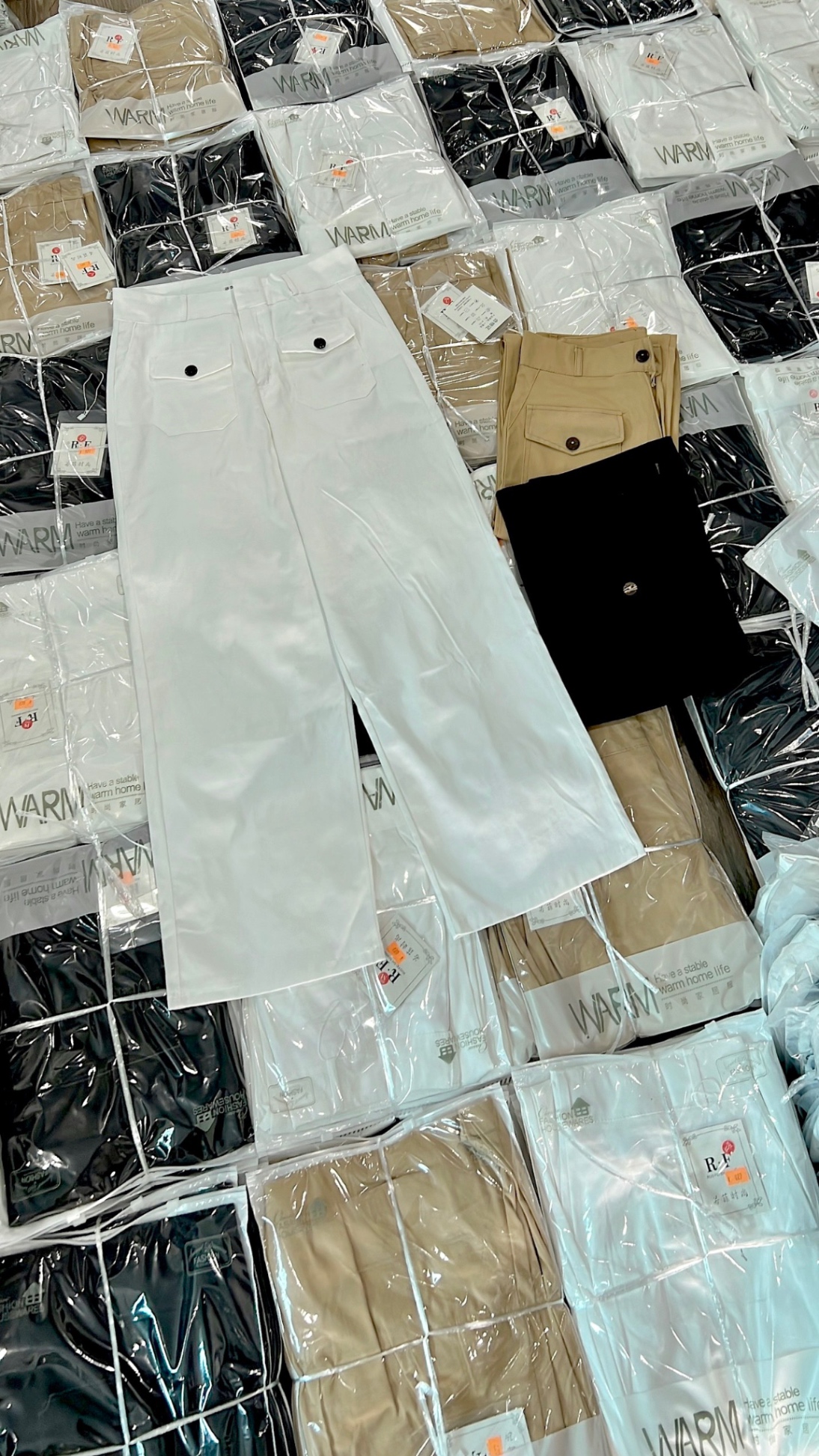 QUẦN KAKI SUÔNG TÚI TRƯỚC 3 MÀU