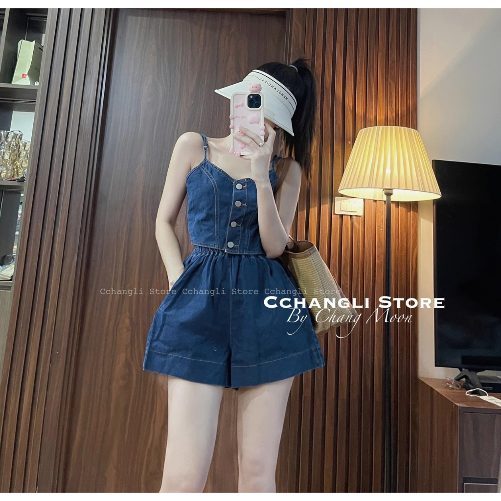SET BÒ 2 DÂY CROP MIX QUẦN