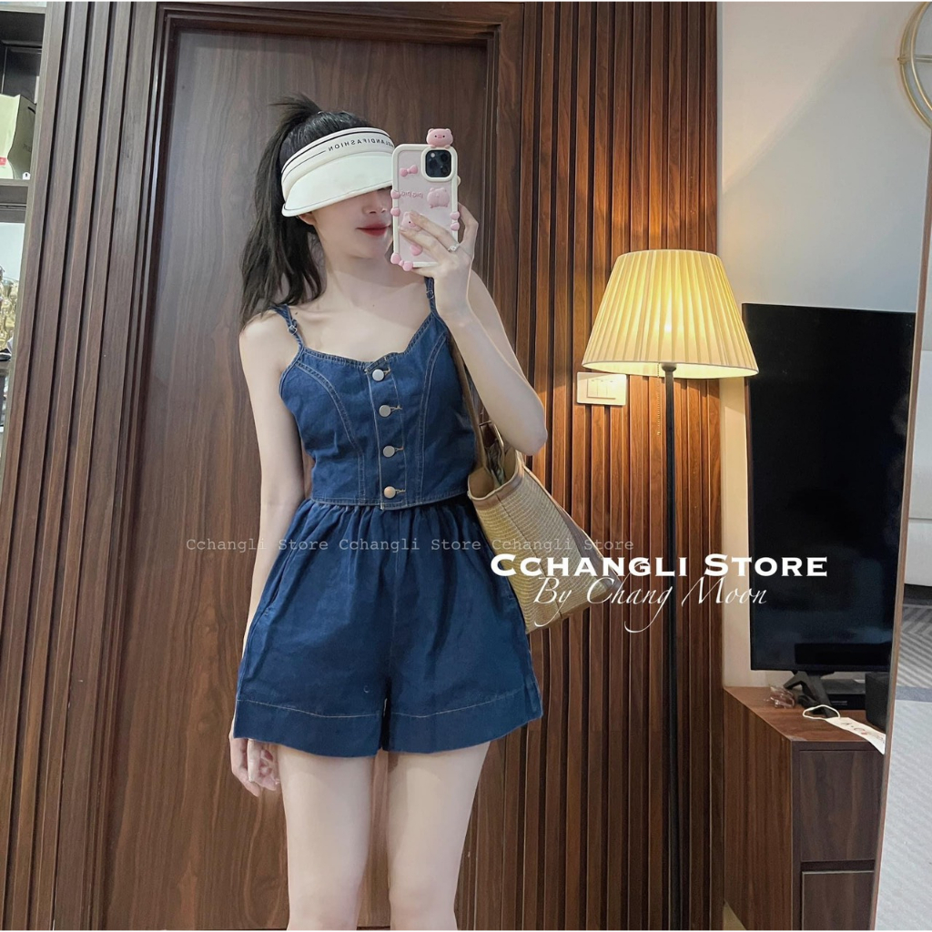 SET BÒ 2 DÂY CROP MIX QUẦN