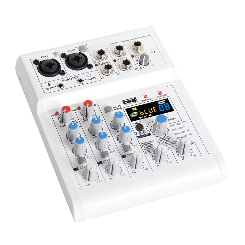Combo MIXER E4 Bluetooth Và Micro K200