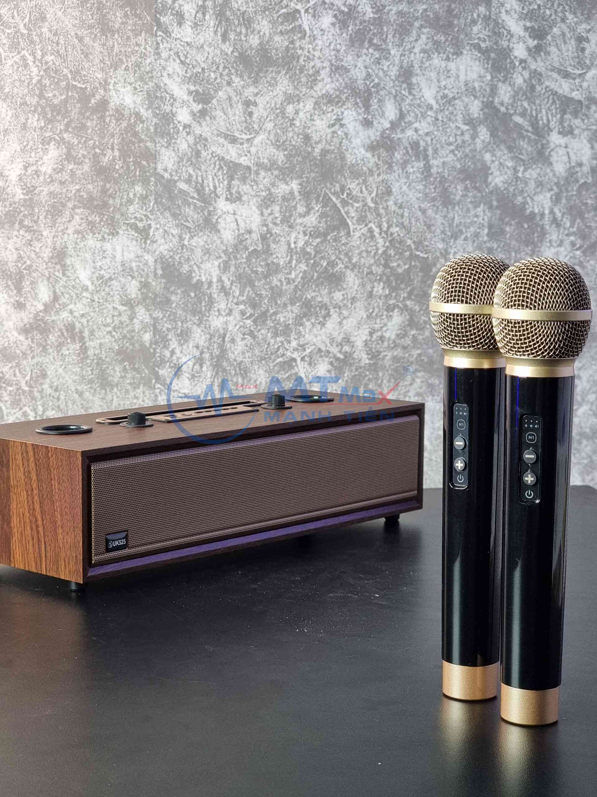 Loa Bluetooth XM-U525 Kèm 2 Micro Karaoke