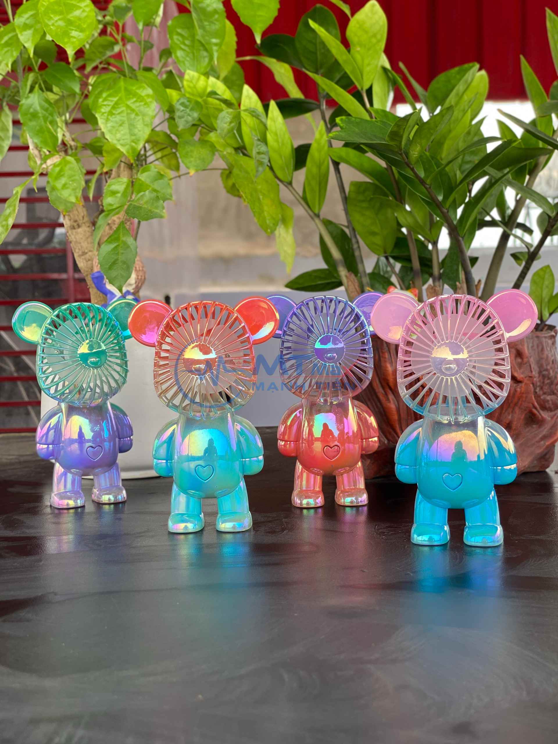 Set móc khóa gấu BearBrick 8cm DIY tự đổ màu Handmade (2 màu)