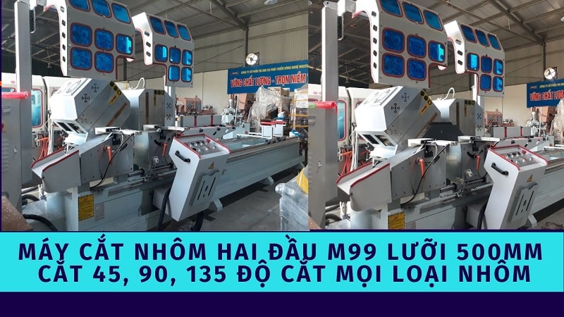 Máy cắt nhôm lưỡi 500mm cắt được tất cả bản nhôm