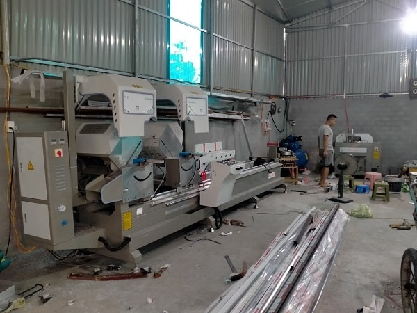 Máy cắt nhôm 2 đầu lưỡi 520 mới nhất 2026