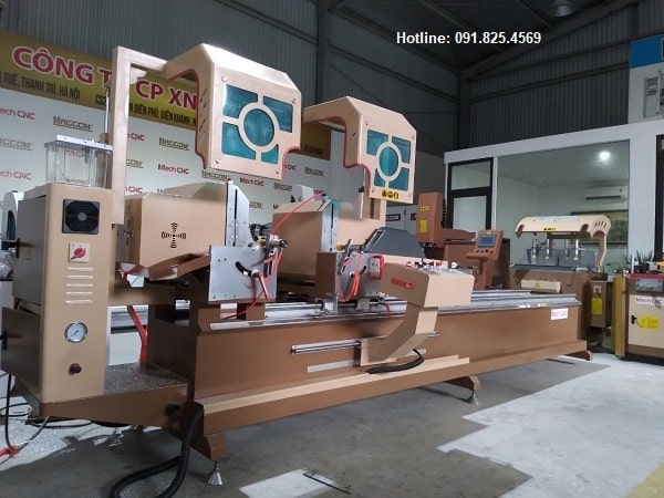 Giá máy cắt nhôm hai đầu nhập khẩu