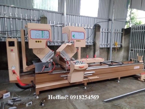 Giá máy cắt nhôm hai đầu nhập khẩu