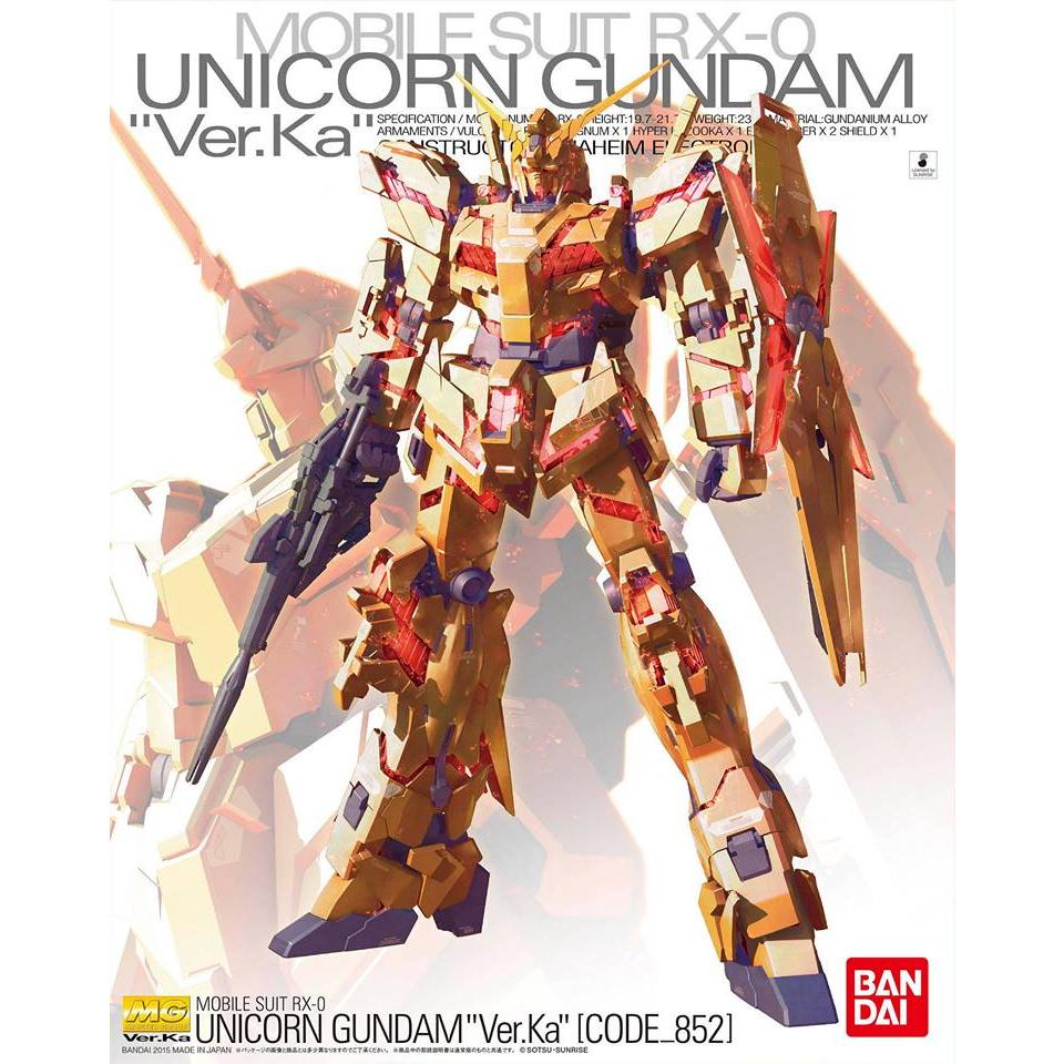 Unicorn Gundam Ver Ka CODE 852