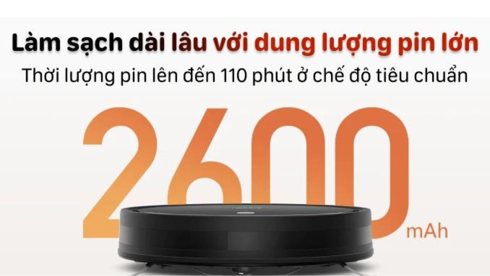 Robot hút bụi lau nhà Xiaomi Vacuum E5 (Đen/Trắng) - Chính hãng