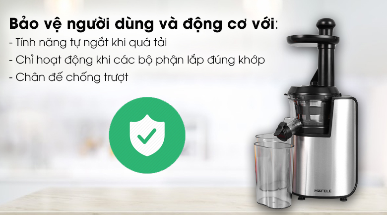 Máy ép trái cây tốc độ chậm Hafele GS-133N/ 535.43.811