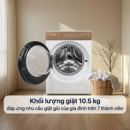 Máy giặt Toshiba inverter 10.5 kg TW-T37BZP115MWV(WT)