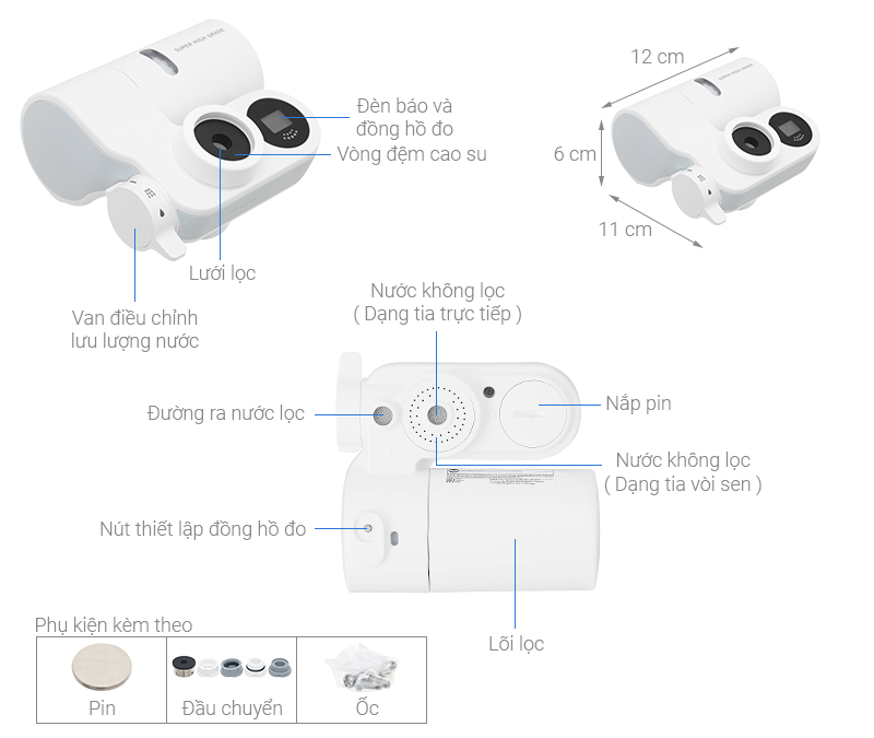 Máy lọc nước gắn vòi Cleansui EF102