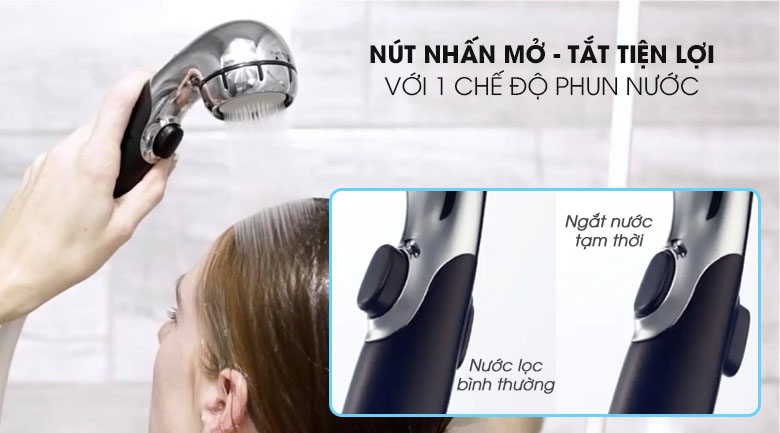 Máy lọc nước gắn vòi sen tắm Cleansui ES301