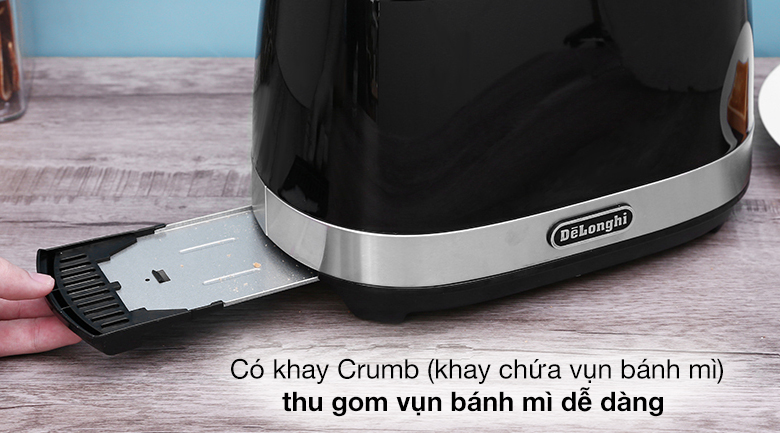 Máy nướng bánh mì Delonghi CTLA2103.BK