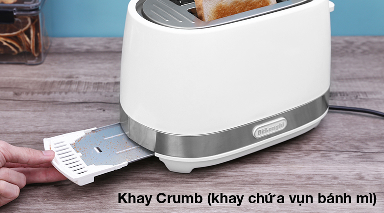 Máy nướng bánh mì Delonghi CTLA2103.W