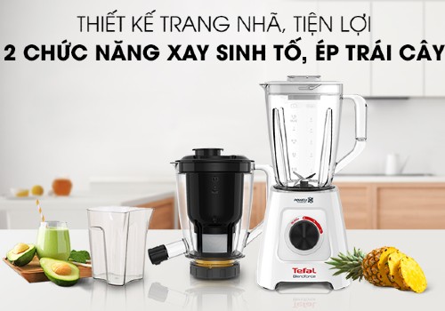 Máy xay sinh tố và ép trái cây Tefal BL42Q166