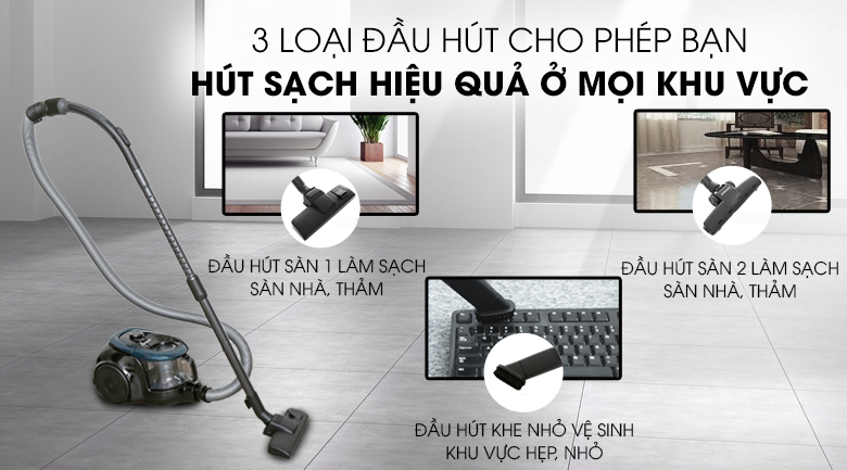 Ngoài chức năng hút bụi, máy hút bụi còn làm được những gì hút được mọi ngõ ngách