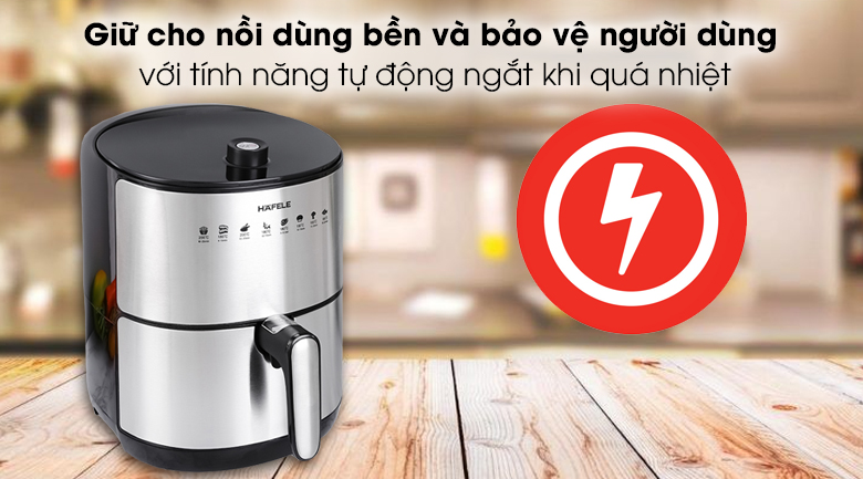 Nồi chiên không dầu Hafele AF-68A 3,2L/ 535.43.710