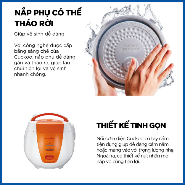 Nồi cơm điện Cuckoo CR-0661/ORVNCV 1.0L