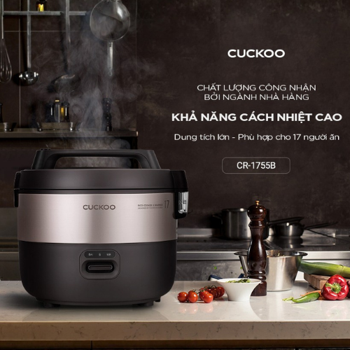 Nồi cơm điện Cuckoo CR-1755/KBBKCRVN 3.06L
