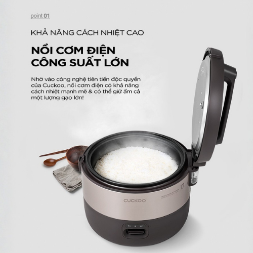 Nồi cơm điện Cuckoo CR-1755/KBBKCRVN 3.06L