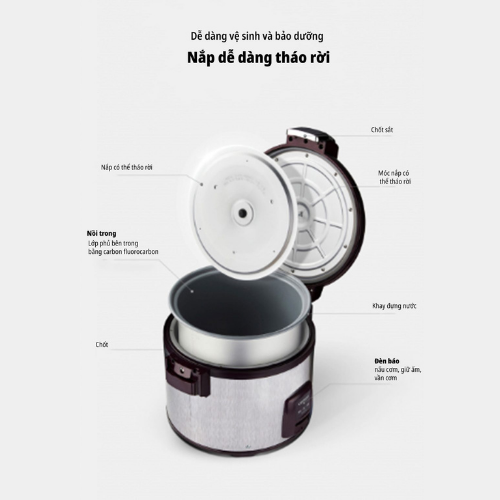 Nồi cơm điện Cuckoo CR-3521/BKSTVNCV 6.3L