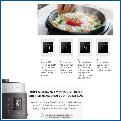 Nồi cơm điện tử áp suất kép Cuckoo CRP-ST1010 
